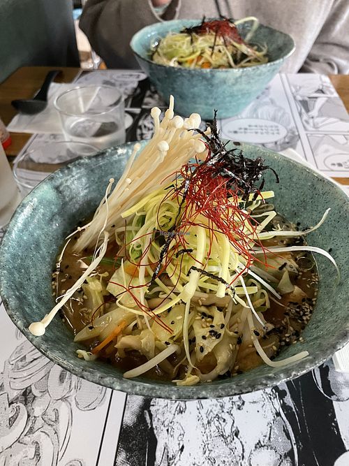 Vegan ramen  at Esuki in Solna