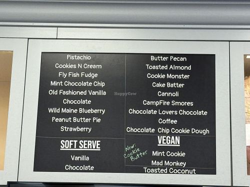 List of ice cream flavors, including vegan flavors  at Once Bitten Donuts in Red Bank
