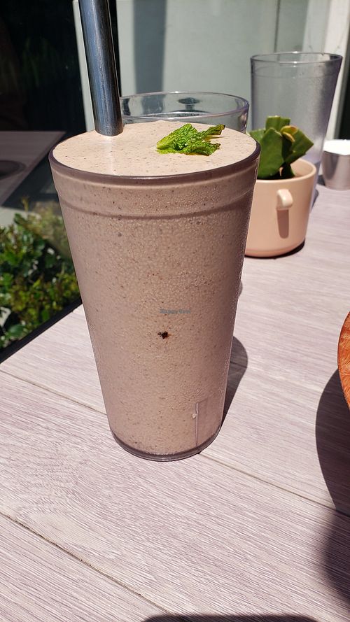 Mistic mint shake at Active Culture in Long Beach