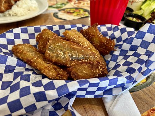 Fried plantains.  at Teacoffhut in Los Angeles