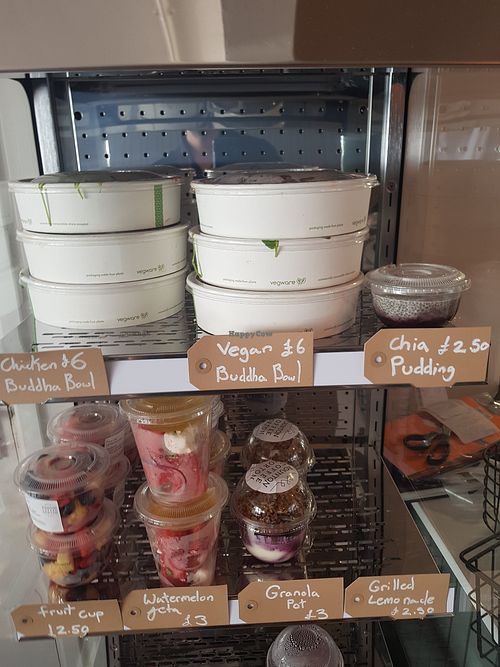 Vegan buddha bowl option at Rounton Coffee @ Norton in Stockton On Tees