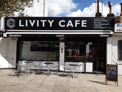  at Livity Cafe in North London