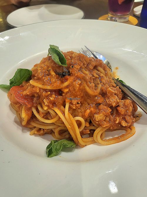 fave, omnipork bolognese at Pizza Express  in Taguig