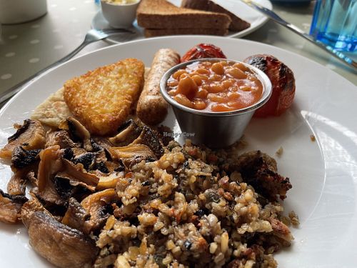 Vegan breakfast   at Ramblers Coffee Shop in Peebles