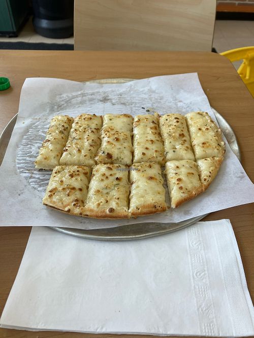 Excellent vegan garlic finger. Bring your own donair sauce tho (they sell some at dolma foods on St. George)  at Freddie's Pizza & Donair in Moncton