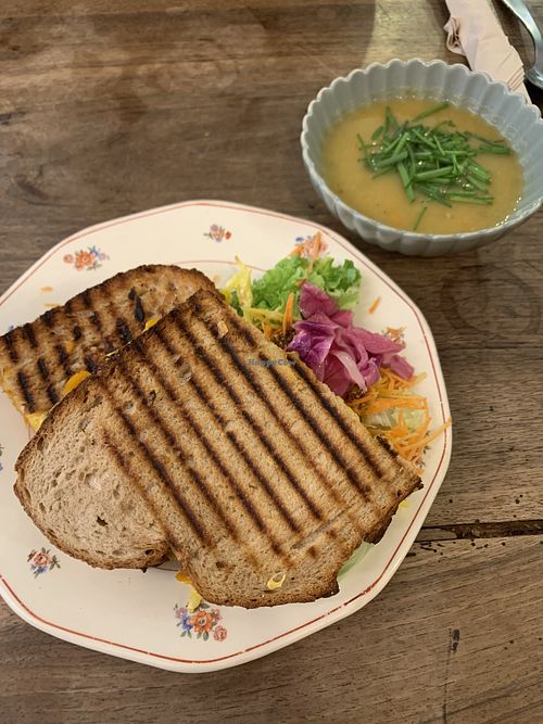 Grilled Cheesee  at Enfants Terribles Café in Rennes