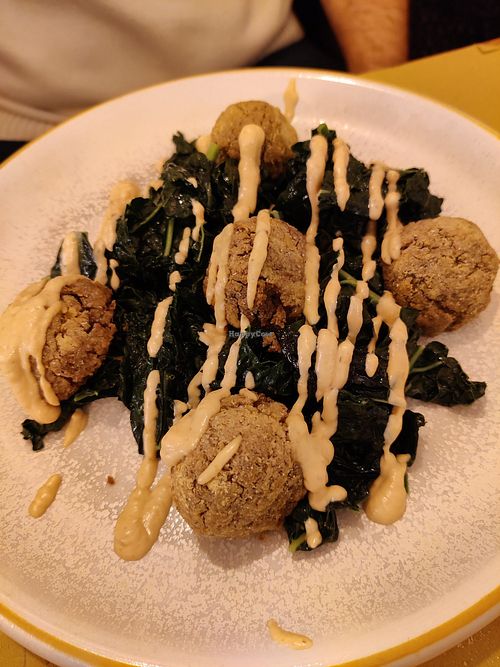 Polpette di lenticchie at Fermenteria in Bassano Del Grappa