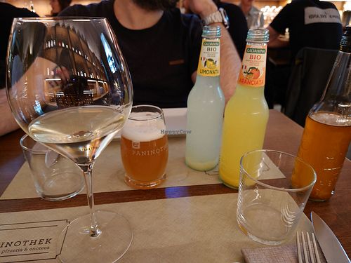 Beverages😄the sodas are the best! (arancia and limonata) at Paninothek in Innsbruck