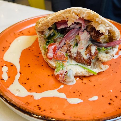 Pita Falafel  at Hola Bar in Barcelona