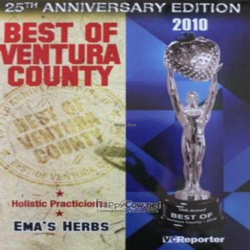 Voted Best Holistic Practitioner in Ventura County 2010! at Ema's Herbs in Ventura