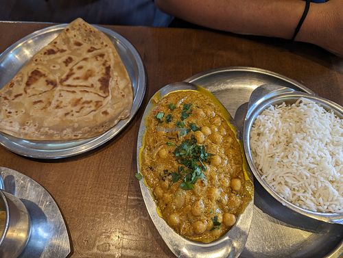 Chickpea Curry at Saravanaa Bhavan in Munich