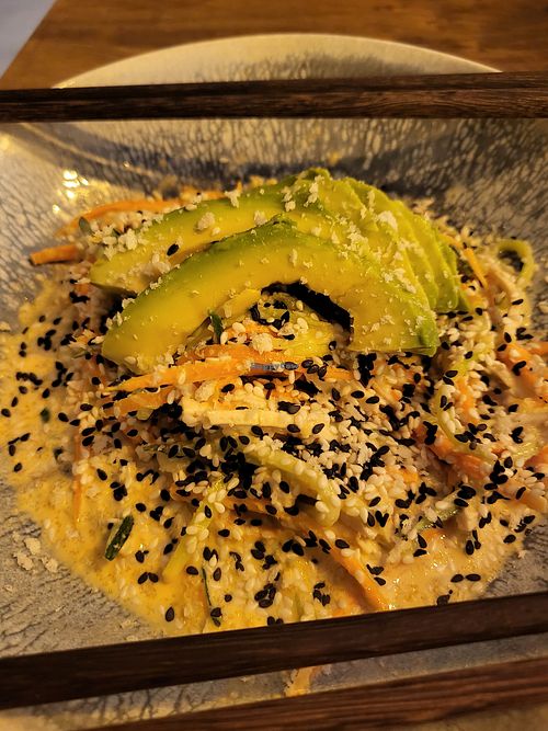 Tofu Kani salad at Meet Vegano in Malaga