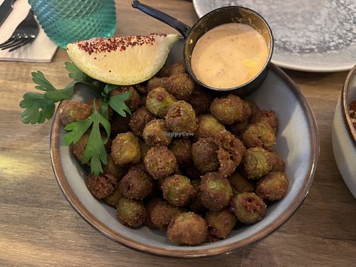 Olives   at Meet Vegano in Malaga