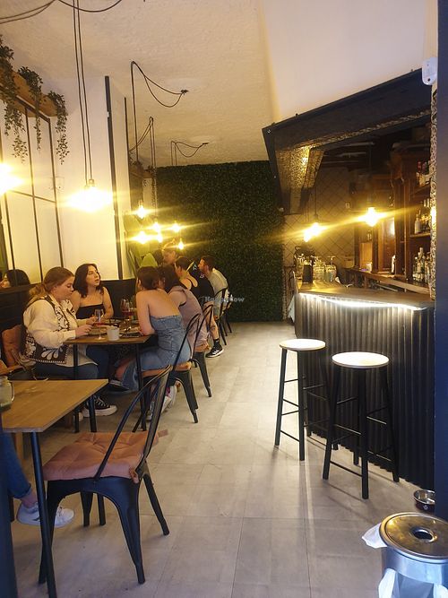 Inside at Meet Vegano in Malaga