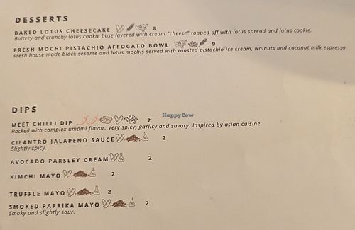 Desserts and Dips at Meet Vegano in Malaga