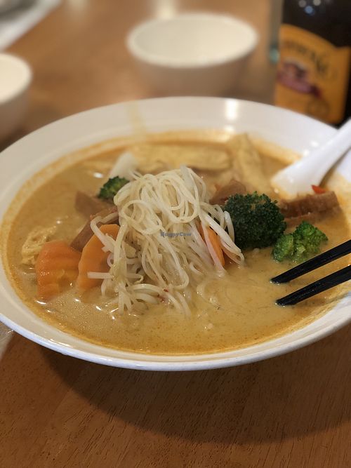 Signature Curry Laksa  at Malaysia Small Chili Restaurant  in Lilyfield