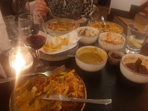 The food here is absolutely delicious. Great ambience,  warm, spacious, plenty of room between tables. at Colombo Street in Nottingham