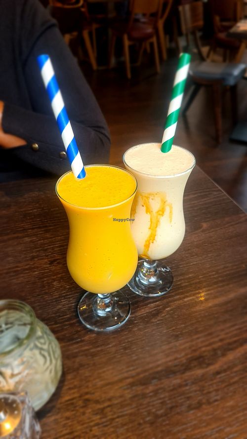 Vanilla and Kithul candy and mango vanilla punch, at Colombo Street in Nottingham