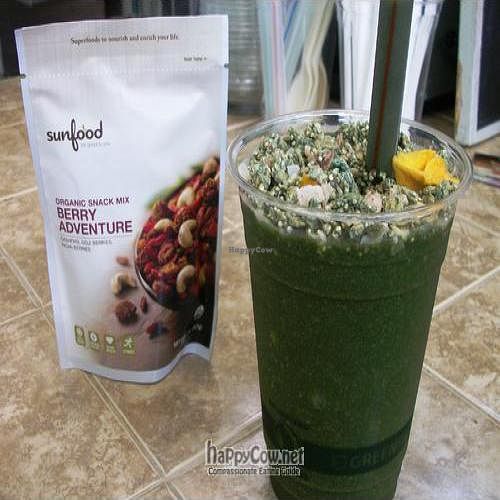 Avocado smoothie! at Superfood Bar in New Orleans