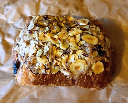 Vegan Hazelnut Pain Au Chocolat at GreenNest in Cambridge