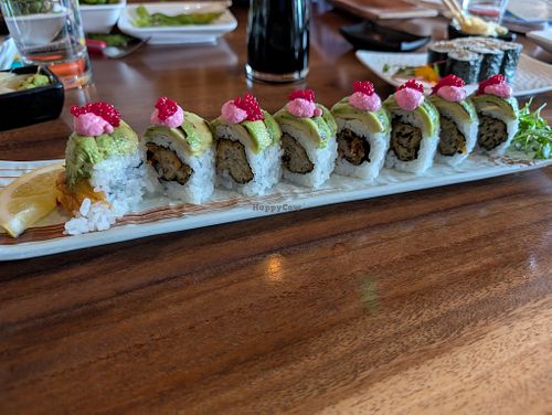 Ewa specialty roll at Tane Vegan Izakaya in Berkeley