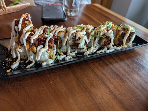 Pacifica specialty roll at Tane Vegan Izakaya in Berkeley