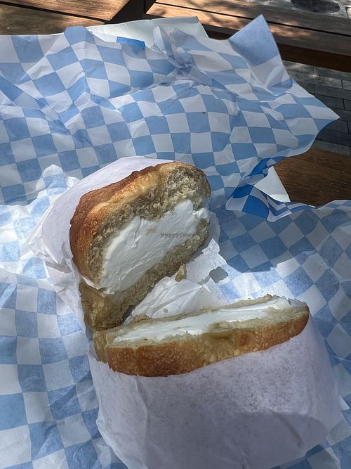   at Pop's Bagels in Culver City