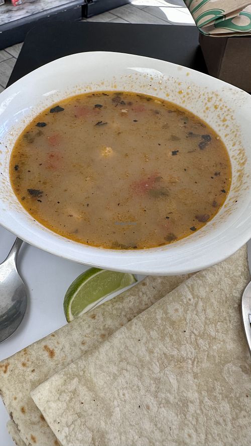 Potato and cheese soup Special   at Midtown Vegan Deli & Market in Tucson