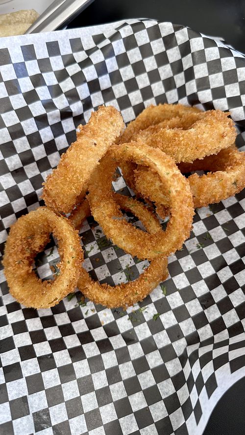 Crispy Onion Rings  at Midtown Vegan Deli & Market in Tucson