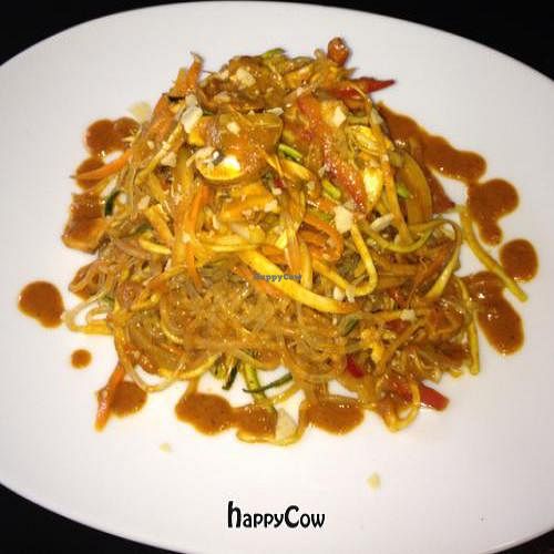 kelp noodle pad Thai at AmeRAWcan Bistro in Tacoma