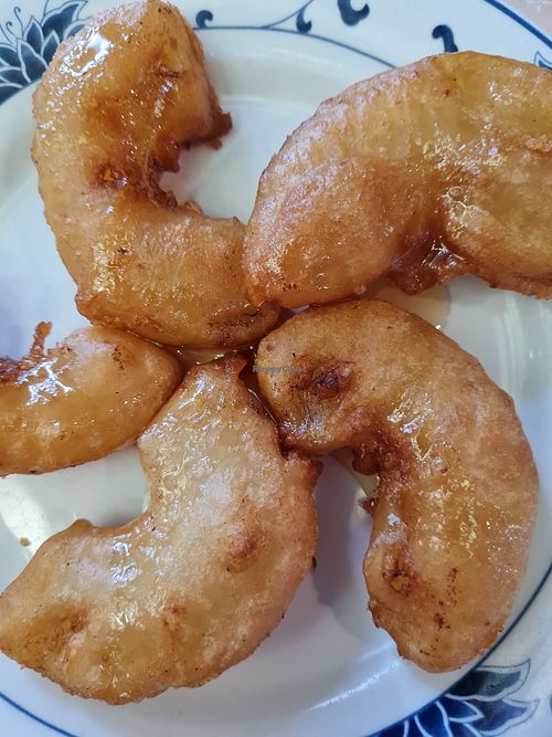 Ananas met no-bee honey (honey zelf) at Kim's Asia in Roetgen