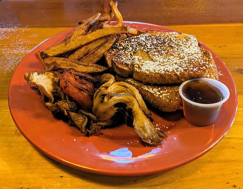 Vegan French toast. Amazing. at The Cannon in New Haven