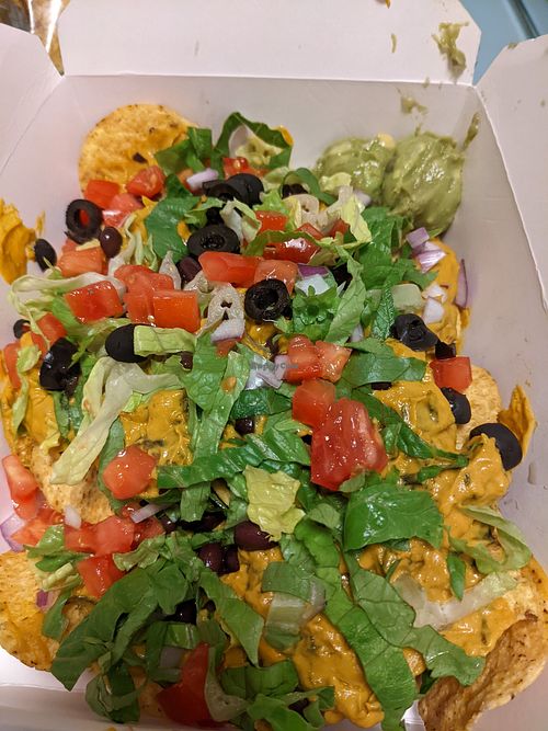 Vegan Bang Nachos at The Bang Shack in Hollywood