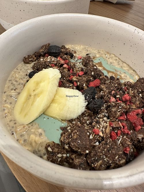 Overnight oats   at Mana Café in Manama