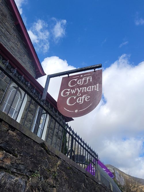 Caffi Gwynant Outside at Caffi Gwynant in Gwynedd