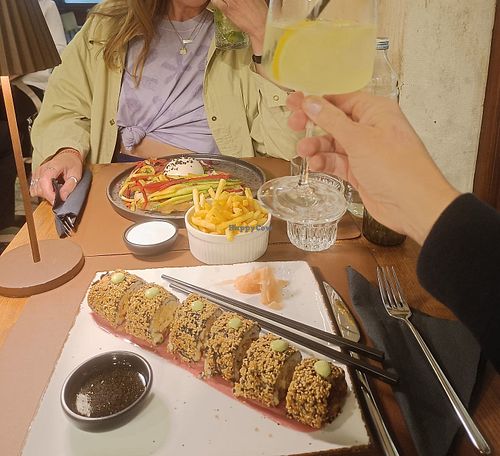 Geisha roll and cashew burrata at Barakokula in Split