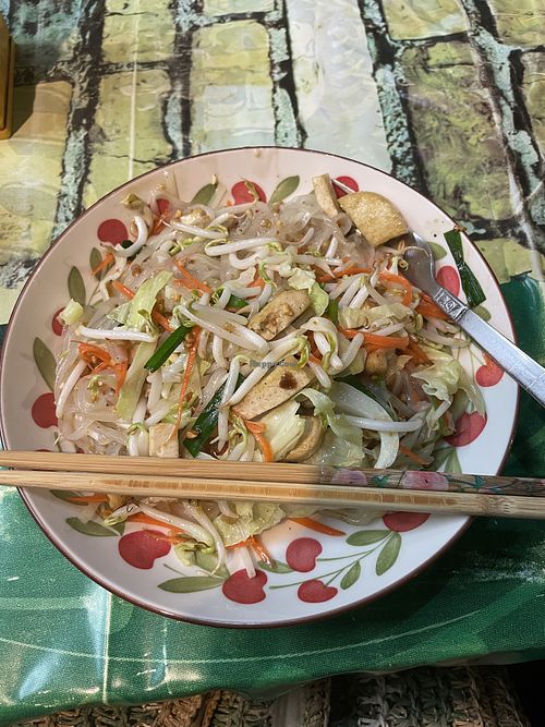 Vegan Pad Thai   at Jeng Noodle Thai Food & Vegetarian Food  in Bangkok