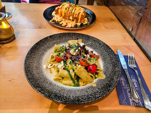 Meals at Hausbrauerei im Domhof at Hausbrauerei im Domhof in Speyer