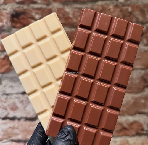 Vegan chocolate bars: very tasty!  at Cacao in Utrecht