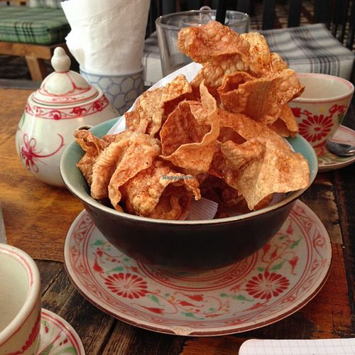 lightly spiced tofu chips at The Hanoi Social Club in Hanoi
