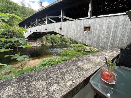 Schöne Aussicht auf die Murg  at Das Waldhaus in Forbach