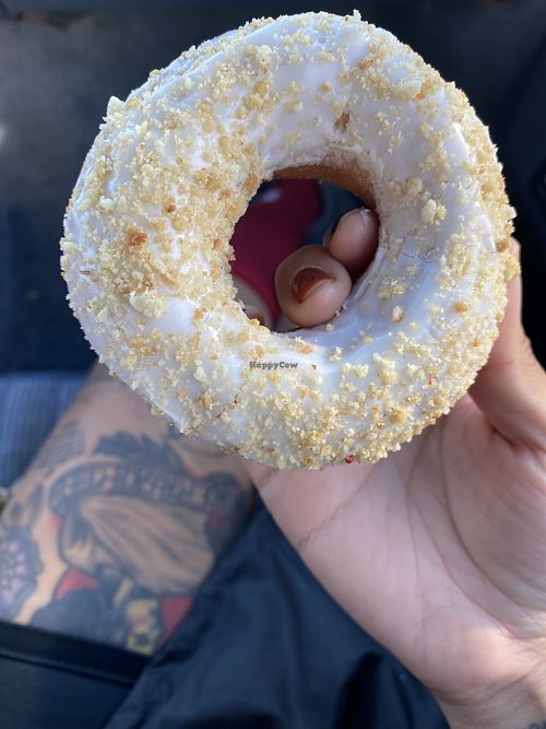 Vegan Donut Dreams 😛💗🍩  at Donuts and Yogurt in Tracy