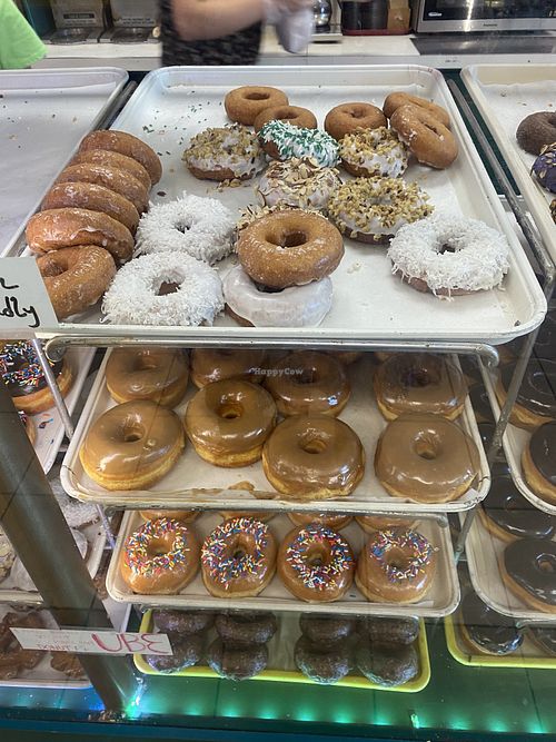 Top Row Fully Vegan/Plant-Based  at Donuts and Yogurt in Tracy