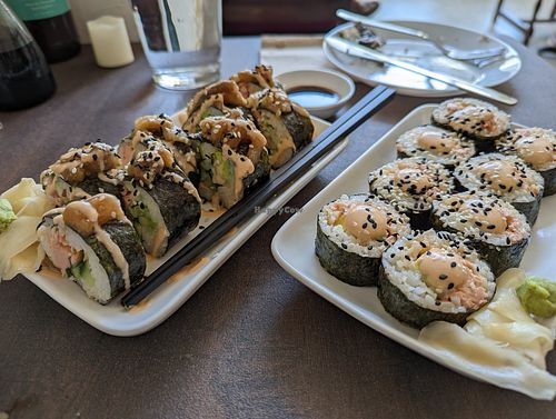 Umami and Spicy Jackfruit Rolls at The Fat Beet in Bellingham