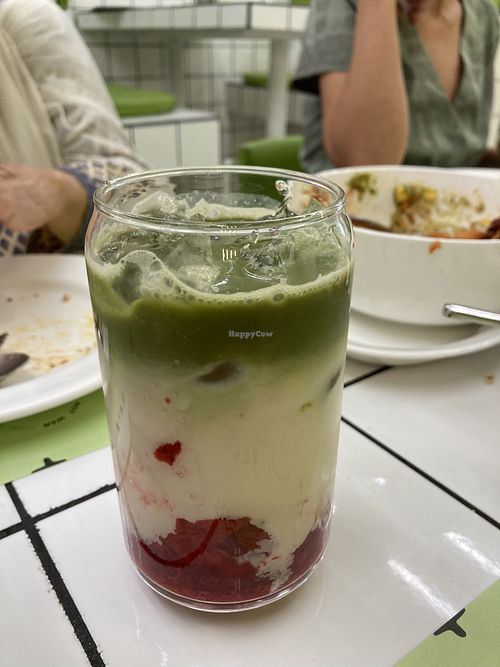 Matcha smoothie  at V-Spot Cafe in Chandigarh
