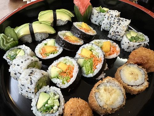 vegan platter  at Royal Tokyo Sushibar in Antwerpen