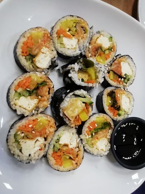 Gimbap at Namu Korean Kitchen in Glasgow