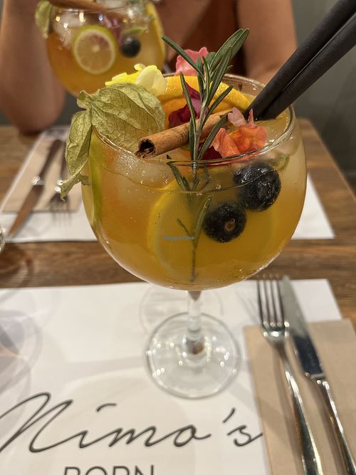 Cava sangria  at Mimo's Born in Barcelona