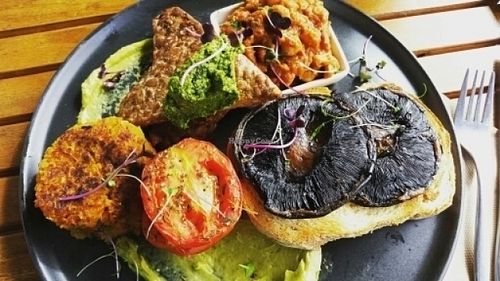 Vegan Feast all day breakfast at Source Foods in Perth