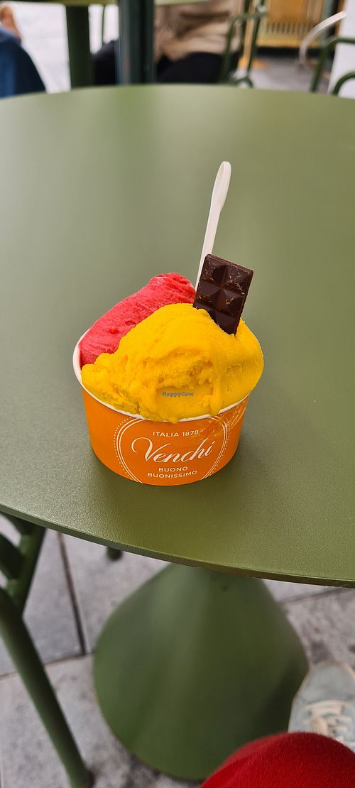 Mango and sorbet at Venchi - Sanlitun Taikoo Li in Beijing